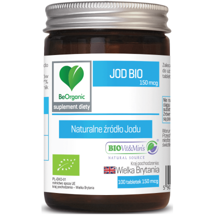 JOD BIO (150 µg) 100 TABLETEK - BE ORGANIC