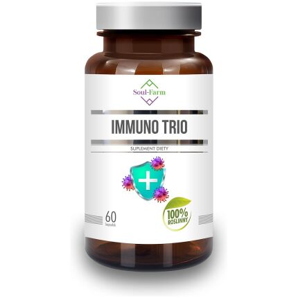 KAPSUŁKI NA ODPORNOŚĆ (IMMUNO TRIO) 60 szt. - SOUL FARM